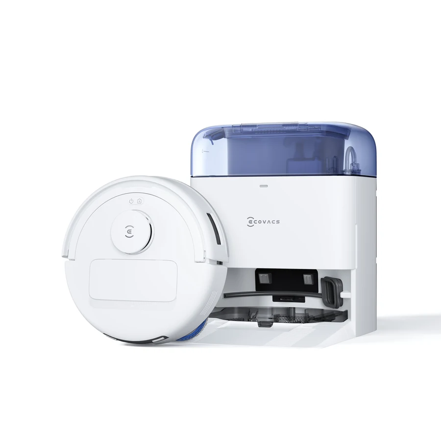 科沃斯 DEEBOT mini 藍色水箱與全能基站 官方商品圖